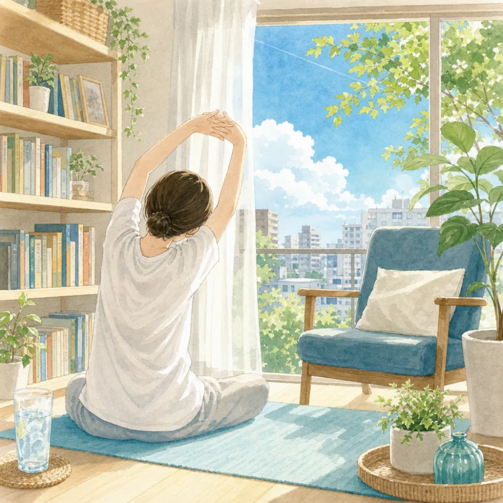 簡単にできるストレッチで健康な夏を楽しもう